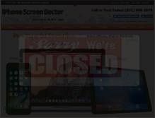 Tablet Screenshot of iphonescreendoctor.com